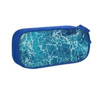 Yyoretp Big Capacity Tropical Ocean Beach Theme Print Pencil Case,Double Layer Zipper Makeup Pouch Pencil Box Organizer.