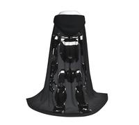 Yyoretp Black robot Print Hooded Cloak For youngsters with Halloween Christmas Cosplay Hooded Cape Costume