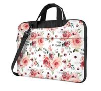 Yyoretp Blossoming Rose Flowers Print Laptop bag,portable single shoulder laptop Sleeve Case,Compatible with 13-16inch