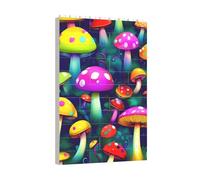 Yyoretp Bright Mushrooms Art Print Building Blocks Puzzle,Building block puzzle toy game for brain development