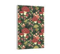 Yyoretp Bright Mushrooms Art Print Building Blocks Puzzle,Building block puzzle toy game for brain development