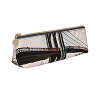 Yyoretp Brooklyn Bridge s Print Simple Triangular Pen case Storage Bag for Office Supplies,Cosmetics,toiletries