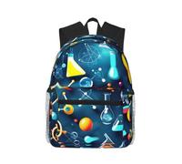 Yyoretp Casual Laptop Abstract Science Chemistry Print Backpack,Classic backpack for Travel Work,Lightweight bookbags