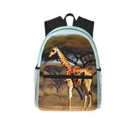 Yyoretp Casual Laptop Africa Giraffe Majestic Tree Print Backpack,Classic backpack for Travel Work,Lightweight bookbag