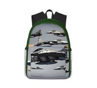 Yyoretp Casual Laptop Aircraft Fighter Jets Print Backpack,Classic backpack for Travel Work,Lightweight bookbags