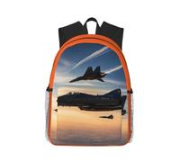 Yyoretp Casual Laptop Aircraft Fighter Jets Print Backpack,Classic backpack for Travel Work,Lightweight bookbag