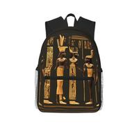 Yyoretp Casual Laptop Ancient Egyptian Hieroglyph Print Backpack,Classic backpack for Travel Work,Lightweight bookbags