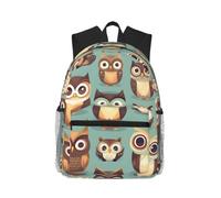 Yyoretp Casual Laptop Animal Cartoon Owls Cute Print Backpack,Classic backpack for Travel Work,Lightweight bookbags
