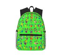 Yyoretp Casual Laptop colorful dog paw Print Backpack,Classic backpack for Travel Work,Lightweight bookbags