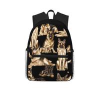 Yyoretp Casual Laptop German shepherd dog Print Backpack,Classic backpack for Travel Work,Lightweight bookbags