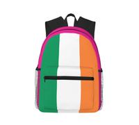 Yyoretp Casual Laptop Irish flag Print Backpack,Classic backpack for Travel Work,Lightweight bookbags