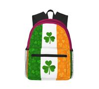 Yyoretp Casual Laptop irish flag Print Backpack,Classic backpack for Travel Work,Lightweight bookbags