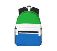Yyoretp Casual Laptop Sierra Leone flag Print Backpack,Classic backpack for Travel Work,Lightweight bookbags