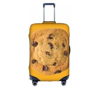 Yyoretp Chocolate Cookie Print Elastic Luggage Cover, Suitcase Protection Cover with Zipper Fits 18-32 Inch.