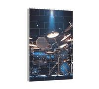 Yyoretp Cool Drum Set Print Building Blocks Puzzle,Building block puzzle toy game for brain development