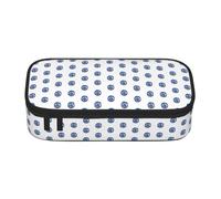 Yyoretp Evil Eyes Print Big Capacity Pencil Case Makeup Bag Storage Organizer Office Stationery Pouch
