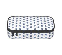 Yyoretp Evil Eyes Print Pencil Case Large Capacity Storage Pouch Holder Office Organizer Cosmetic Makeup Box