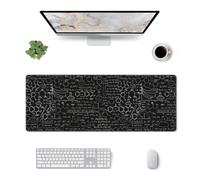 Yyoretp Extra large Square rubber Abstract Science Chemistry Illustration 3D Print mouse pad,keyboard pad,Office desk mat,30 x 80 cm.