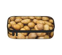 Yyoretp Garden Potatoes Print Big Capacity Pencil Case Makeup Bag Storage Organizer Office Stationery Pouch