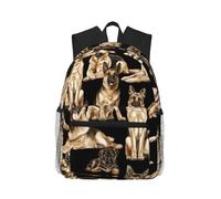 Yyoretp German shepherd dog Print Casual Laptop Backpack,Classic backpack for Travel Work, Lightweight Pack Back