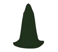 Yyoretp Hunter Green Floral Petals Pattern Print Hooded Cape Long Cloak for Kids with Carnival Halloween Cosplay Fancy Costume
