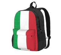 Yyoretp italy flag Print Casual Backpack for Women and Men,Large Capacity Travel Work Computer Backpacks