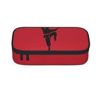 Yyoretp Karate Men Print Big Capacity Pencil Case Makeup Bag Storage Organizer Office Stationery Pouch