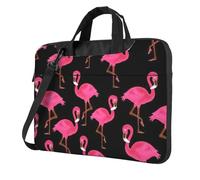 Yyoretp Lovely Pink Flamingos Print Laptop bag,portable single shoulder laptop Sleeve Case,Compatible with 13-16inch