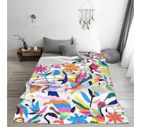 Yyoretp Mexican Otomi Animals Print Ultra Soft Micro Fleece Flannel Blankets for Bed Couch Living Room Travel,All Season