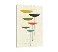 Yyoretp mid century modern prints Print Building Blocks Puzzle,Building block puzzle toy game for brain development