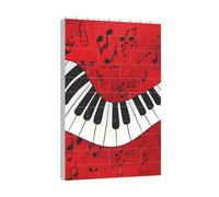 Yyoretp Music Note Piano Print Building Blocks Puzzle,Building block puzzle toy game for brain development