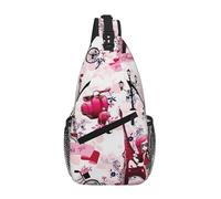 Yyoretp Paris Eiffel Tower France Print Sling Bag Crossbody Shoulder Backpack Chest Pack for Travel Hiking Climbing