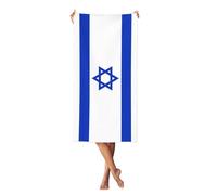 Yyoretp Peach Skin Velvet Quick Dry Lightweight Israeli flag Print Beach Towel for Yoga,Beach,Gym,Bath,Pool