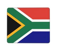 Yyoretp Rectangular Stitched Edge South African flag Print Mouse Pad for Laptop Office Gaming Computer PC