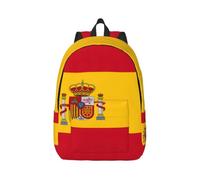 Yyoretp Spanish flag Print Canvas Fashion Backpacks,Casual Lightweight Sports Rucksack Travel Multipurpose Bag
