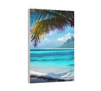 Yyoretp Tahiti Beach Print Building Blocks Puzzle,Building block puzzle toy game for brain development