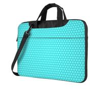 Yyoretp Teal Blue Print Laptop bag,portable single shoulder laptop Sleeve Case,Compatible with 13-16inch
