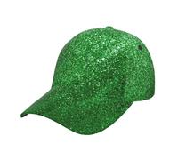 Yyoretp Unisex Vintage Green Sequin Sparkle Print Baseball Cap Low Profile Unstructured Washed Adjustable Golf dad hat