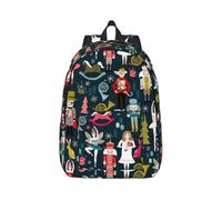 Yyoretp Women_s Nutcracker Ballet Xmas Dance Print Canvas Fashion Backpacks,Casual Lightweight Sports Rucksack Travel Multipurpose Bag