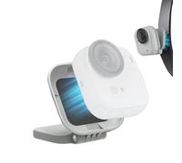 YYRCVRA Camera Magnetic Mount Compatible with Insta360 GO Ultra Desktop Base Stand Holder Bracket Expansion Adapter Magnet Adjustable Clip Clamp Wall Mount for GO Ultra Accessories