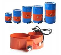 YYRHD-CZ Metal Drum Heater, Insulated Band Heater, With Adjustable Knob Thermostat 30-150 °C (80-300 °F), 18-200L, Suitable For Honey Oil/viscous Liquids(120L 250x1360 1700W)