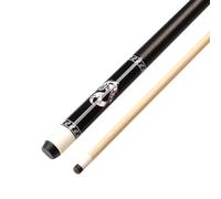 YYRHD-CZ pool cue Billiards/Snooker Cue, two-piece solid wood shaft, 12.5mm head, 148cm length, 18-20 oz metal joint, leather-carved butt, suitable for all table games(Canvas Cue Case)