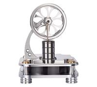 YYSS Stirling Engine Model, All-Metal, 2 Flywheel, Educational Physics Toy for Kids & Adults