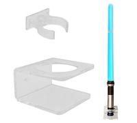 YYST Clear Light saber Wall Mount Wall Rack Wall Holder - Hardware Included.