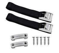 YYST Cooler Tie-Down Kit Strap Improved Cooler Straps Compatible with Yeti RTIC Igloo Coleman Coolers W SS 316 Buckle and 316 Deck Loop to Keep Your Cooler Secured - No Cooler - Type B