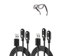 yystao (2 Pack) Charging Cable for Xmenha AI Smart Glasses, Stable magnetic USB Charger Cord compatible with Xmenha