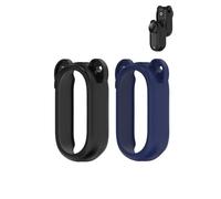 yystao 2 pcs Case for Insta360 GO 3S, Protective Silicone Case Cover Compatible with Insta360 GO 3S/3, Soft Shell,Scratch-Resistant, Anti-Drop, Neck-Hanging Style (Black&Blue)