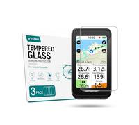 yystao 3 Pack Screen Protector for iGPSPORT BiNavi Air 3.0 9H Tempered Glass Film, HD Clear Cycling Computer Screen Protection