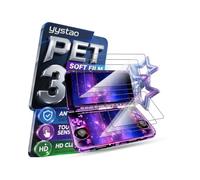 yystao 3 Sets Screen Protector for Retroid Pocket Duo | High-definition PET soft film with HD Clarity, Smooth Edge Fit and Scratch Defense for retro screens.