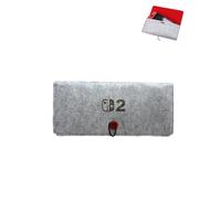 yystao Case for Switch 2, Felt Storage Bag, Electronics Accessories Organizer, Slim Travel Pouch, Compatible with Switch 2,Shock & Drop Resistant, Light Gray